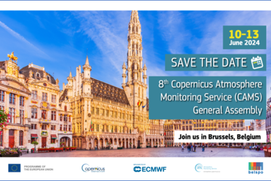 CAMS GA announcement from Copernicus