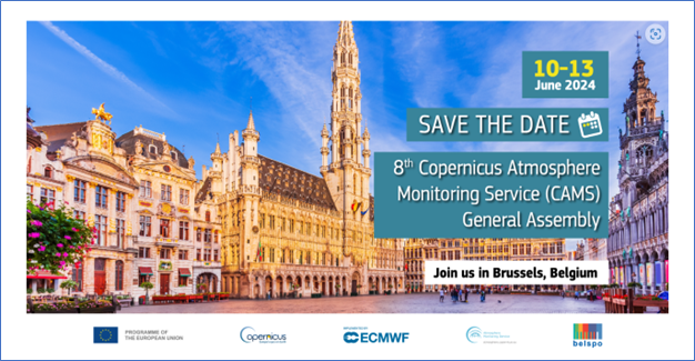 CAMS GA announcement from Copernicus